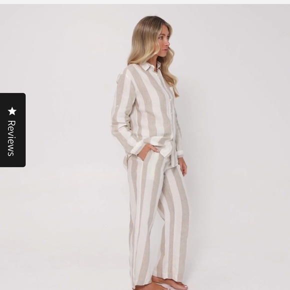 Linen Social Milk and Honey - pajama set - Picture 3 of 10